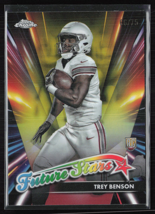 Trey Benson RC Future Stars /75