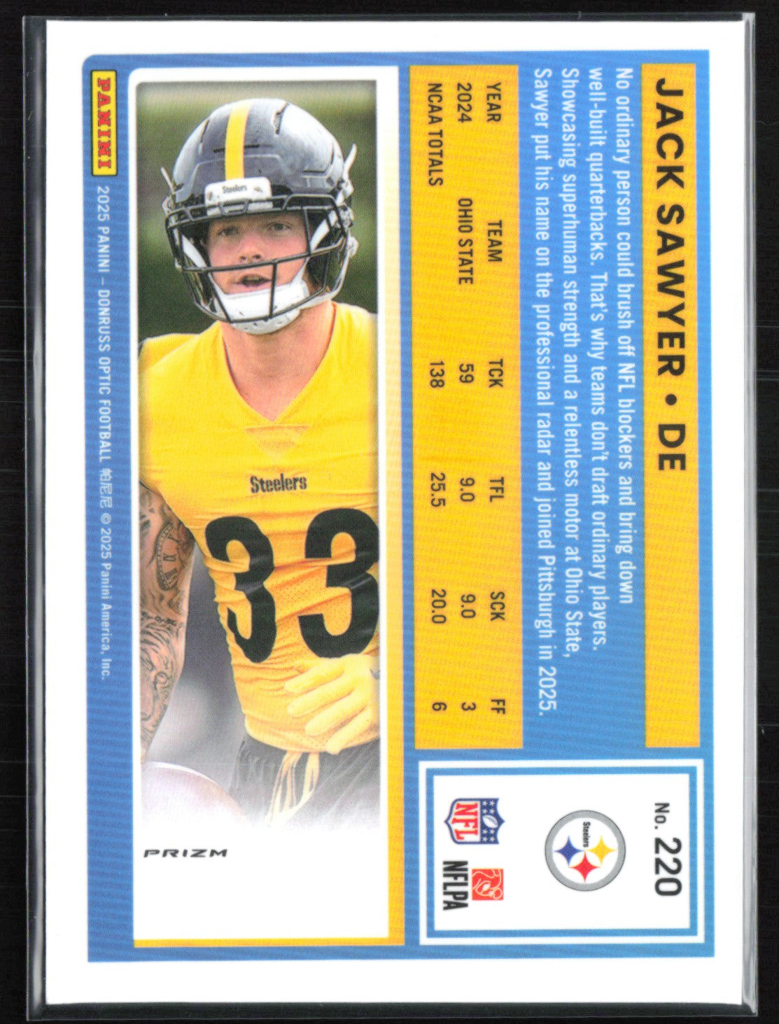 Jack Sawyer RC 100 Emoji SP 2025 Optic