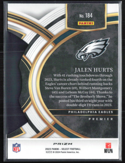 Jalen Hurts RWB Die-Cut Premier