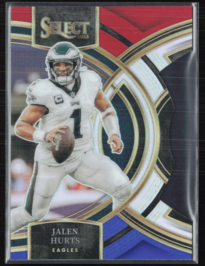 Jalen Hurts RWB Die-Cut Premier