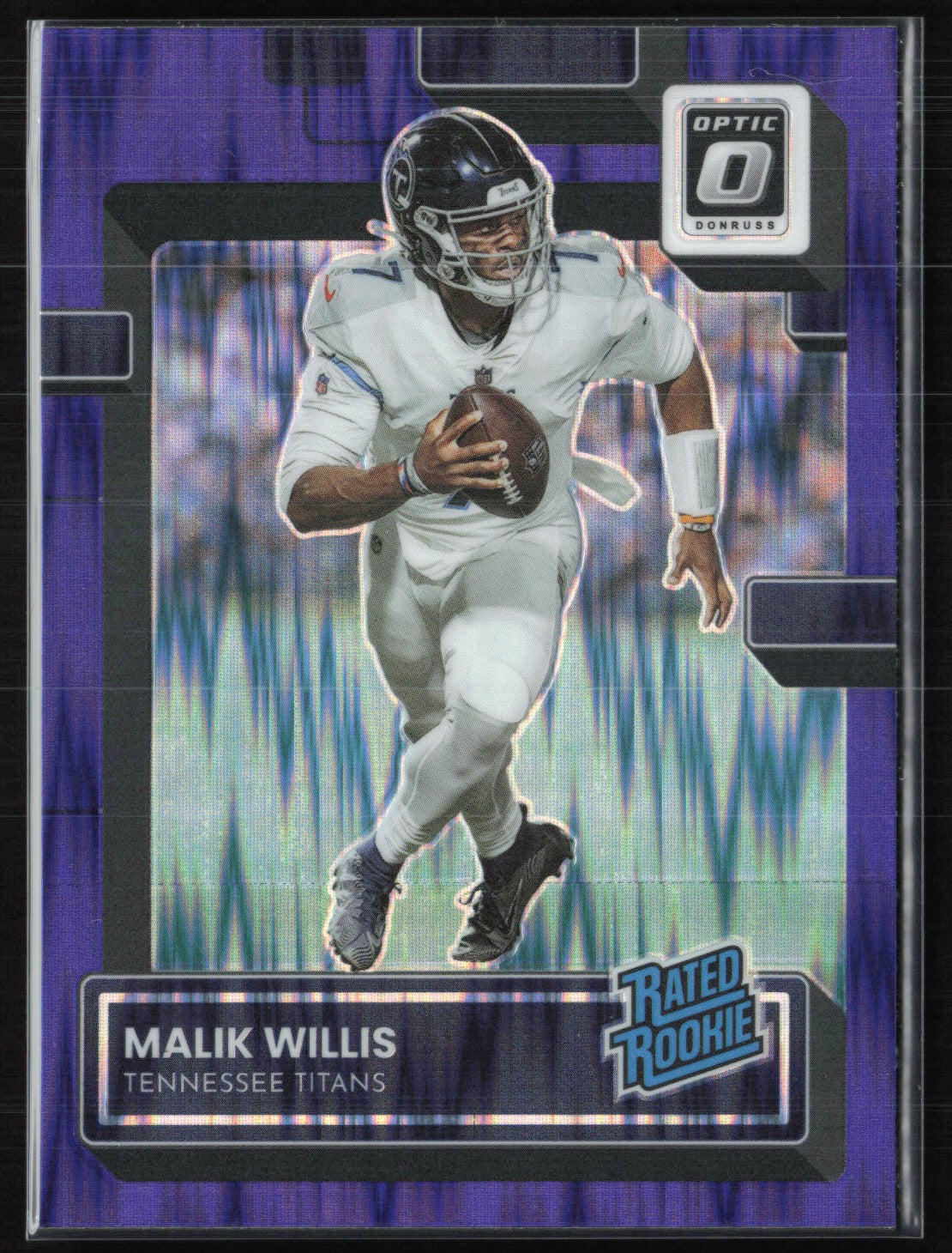Malik Willis RC Purple Shock Rated Rookie