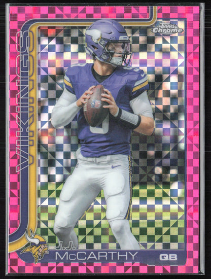 J.J. McCarthy Pink X-Fractor