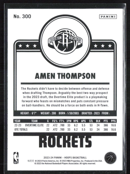 Amen Thompson RC