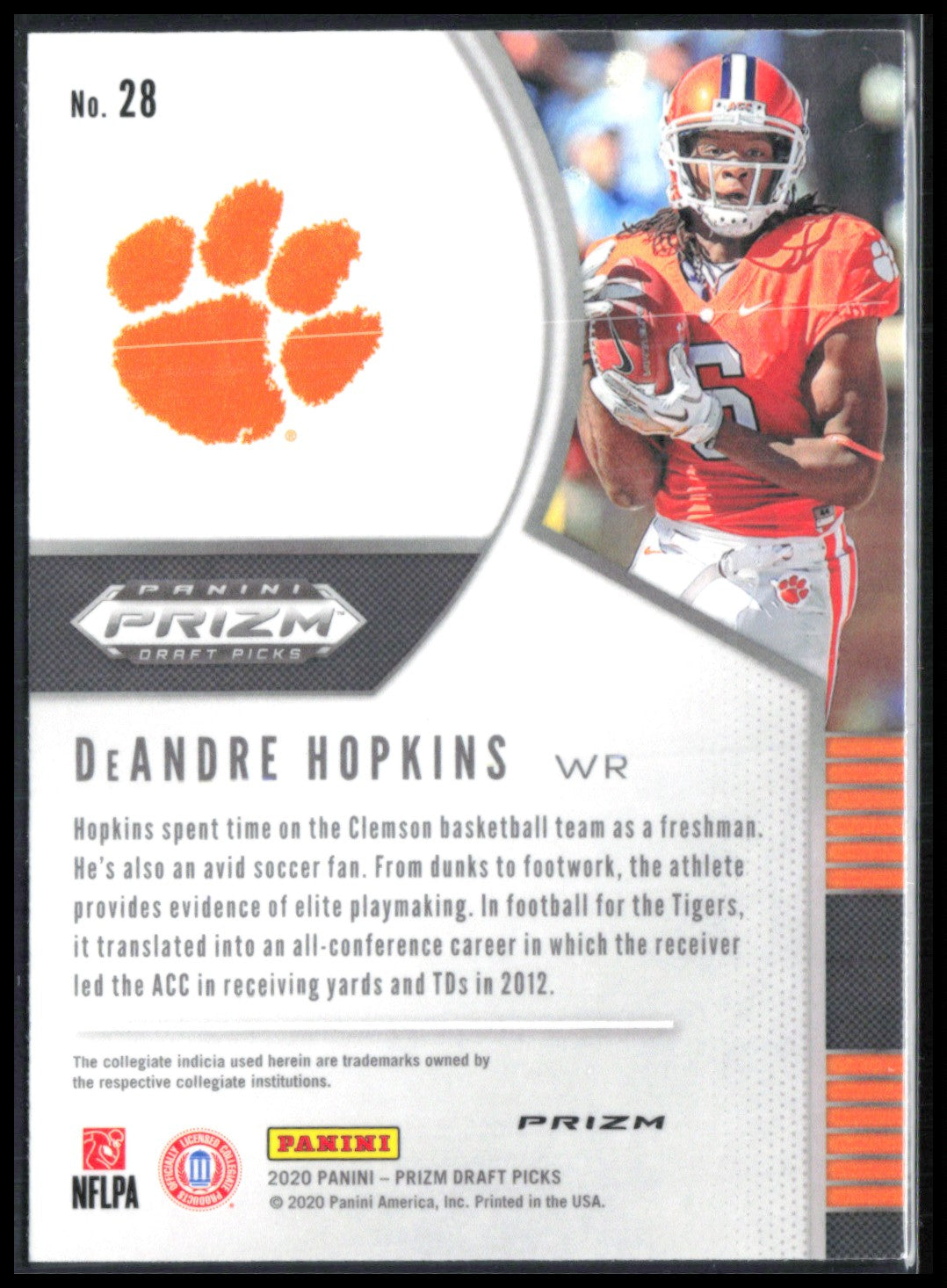 DeAndre Hopkins Red Prizm