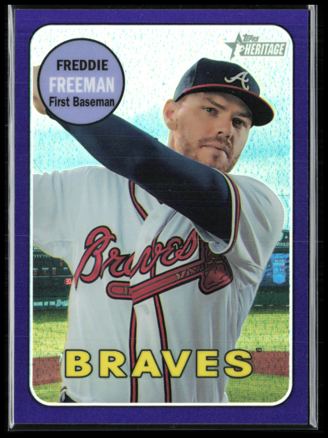 Freddie Freeman Purple Redux