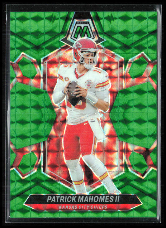 Patrick Mahomes II Green Mosaic