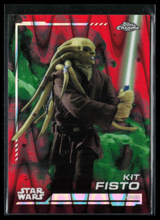 Kit Fisto Red Raywave 2024 Topps Chrome Star Wars