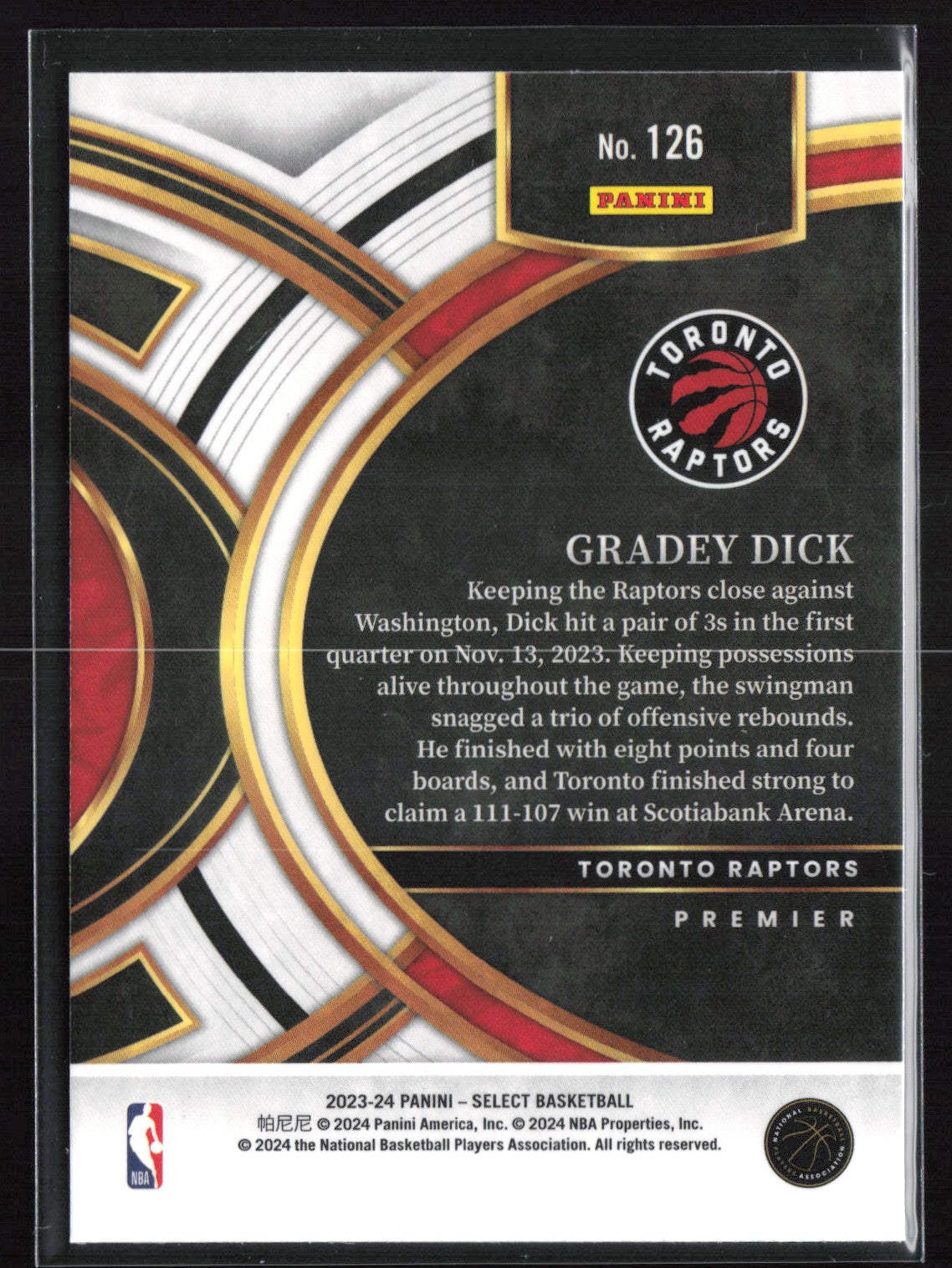 Gradey Dick RC