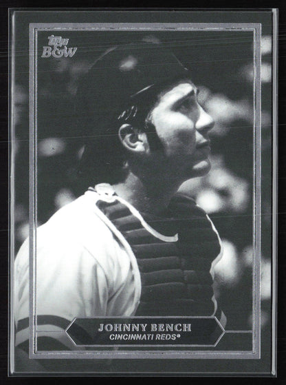 Johnny Bench 2025 Topps B&W