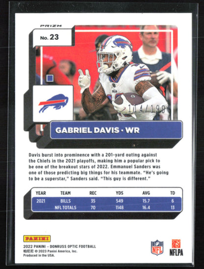 Gabriel Davis Orange Holo /199