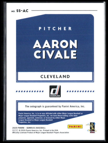 Aaron Civale Auto Signature Series