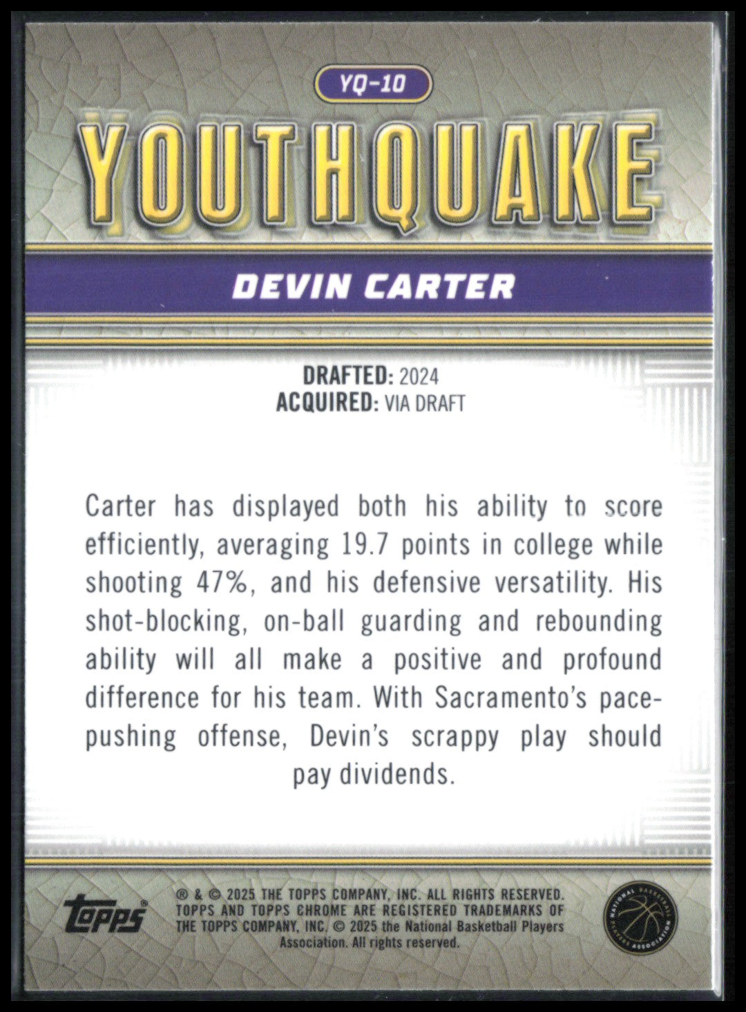 Devin Carter RC