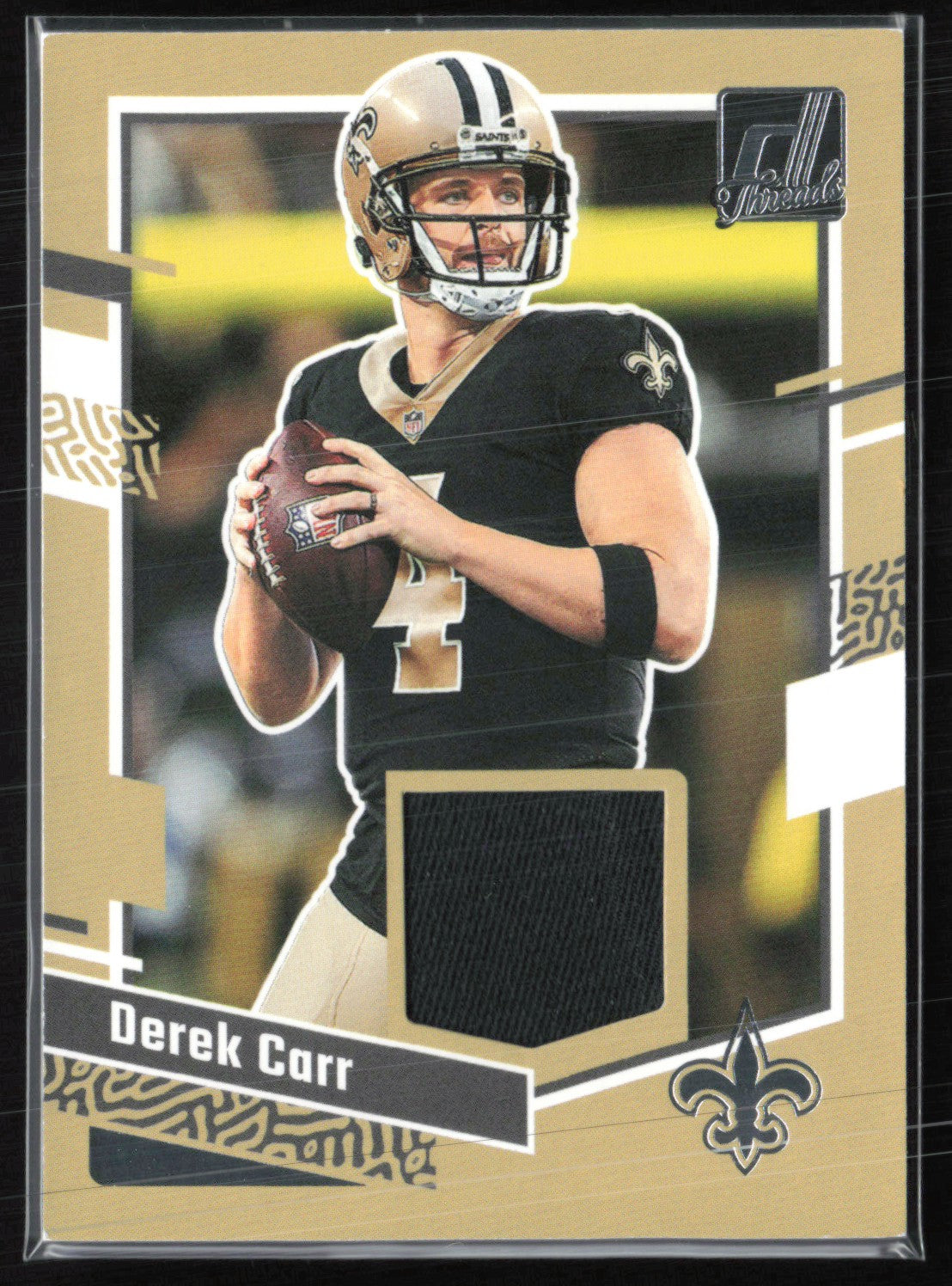 Derek Carr Donruss Threads Mem
