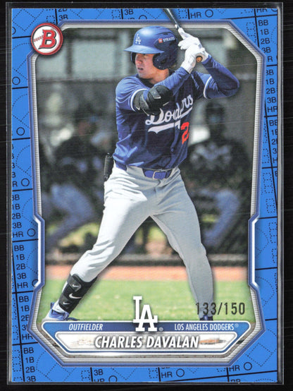 Charles Davalan Blue Scoresheet /150