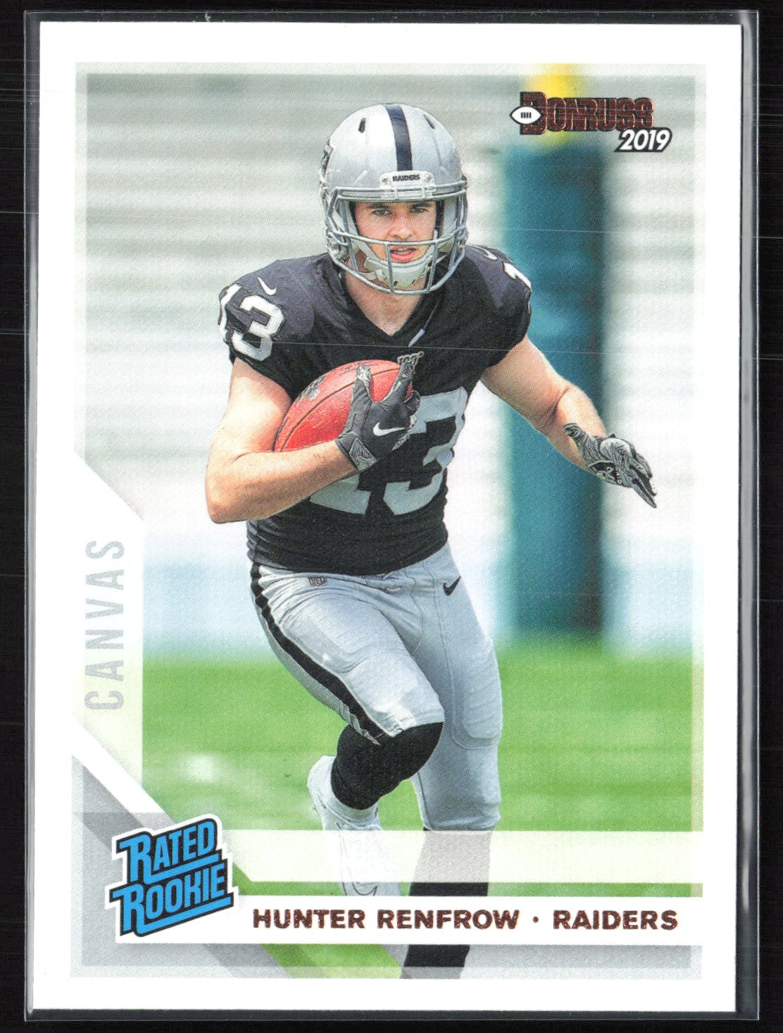 Hunter Renfrow RC Rated Rookie Canvas
