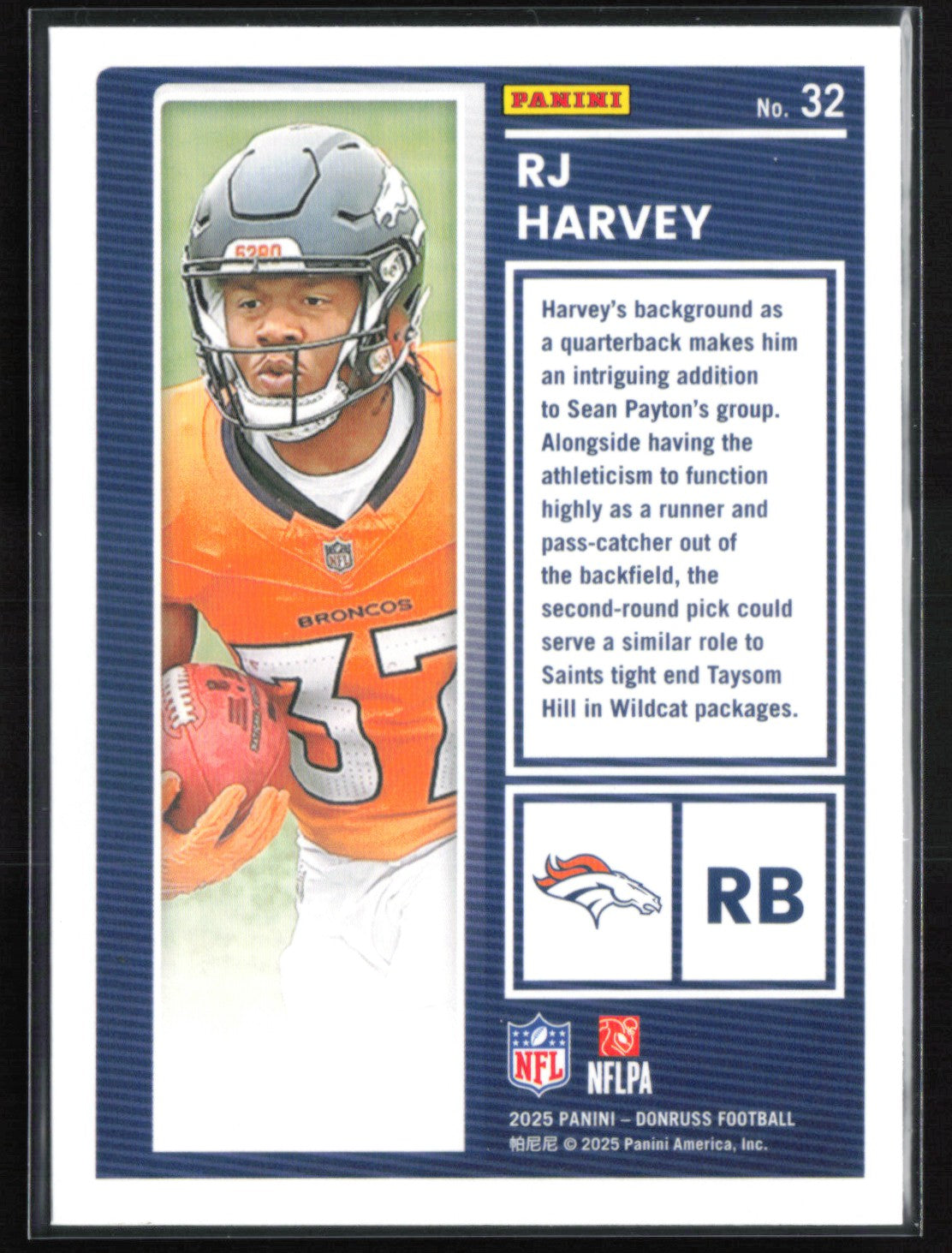 RJ Harvey RC The Rookies
