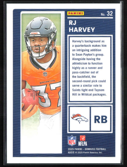 RJ Harvey RC The Rookies