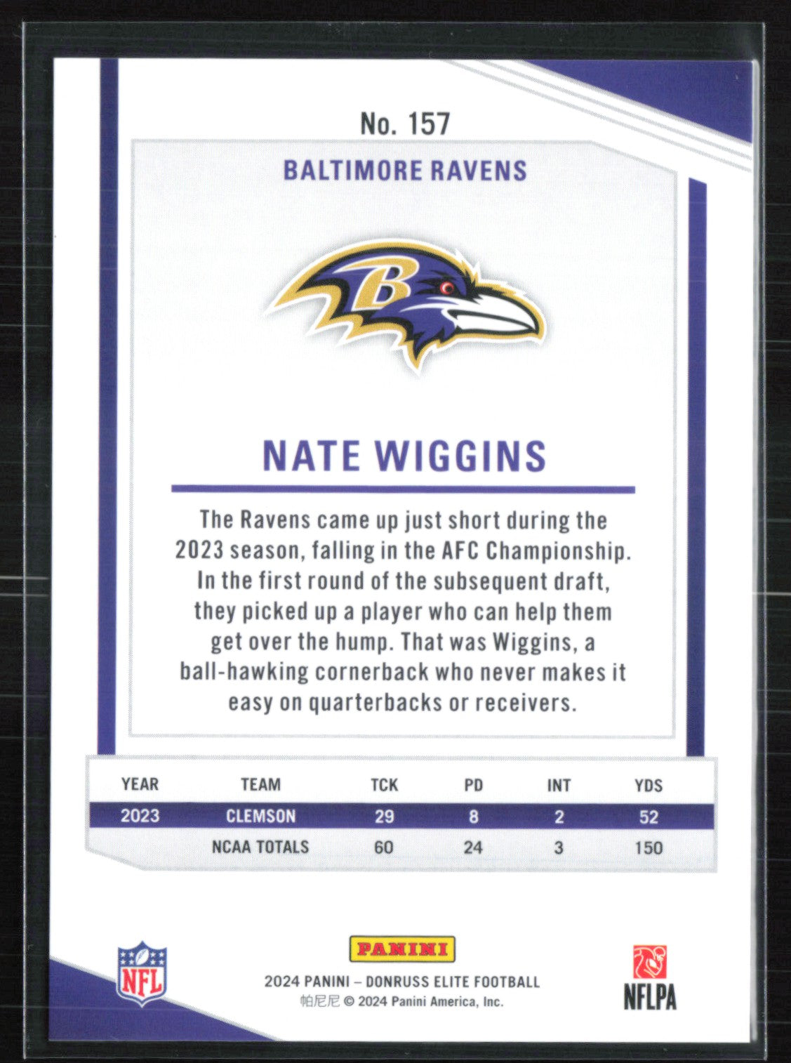 Nate Wiggins RC /999