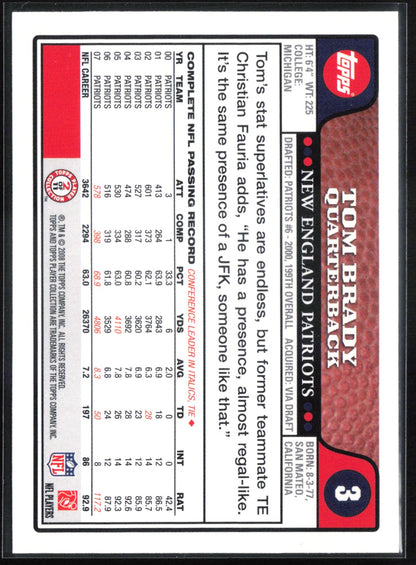 Tom Brady 2008 Topps