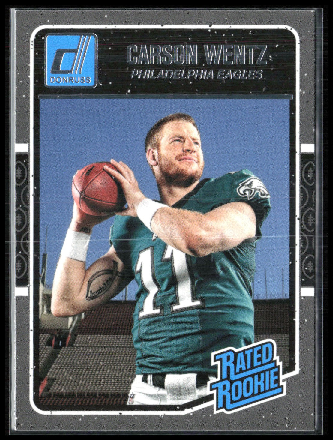 Carson Wentz RC 2016 Donruss Rated Rookie