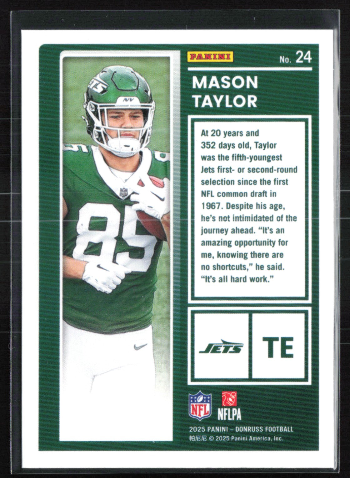 Mason Taylor RC The Rookies