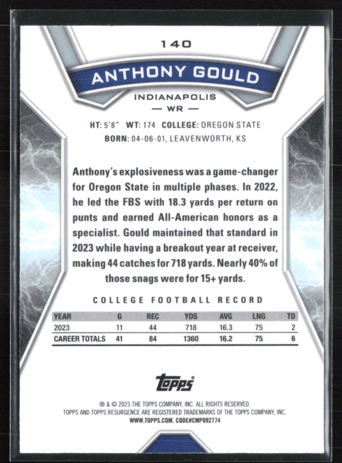 Anthony Gould RC Laser