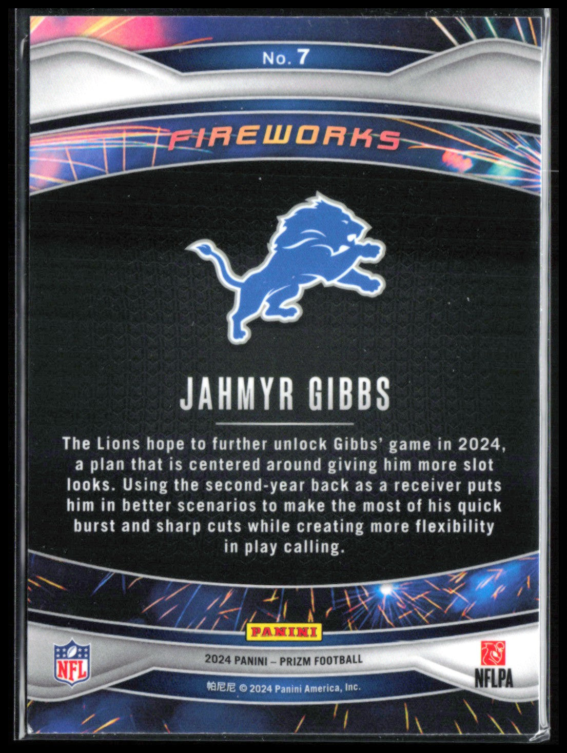 Jahmyr Gibbs Fireworks