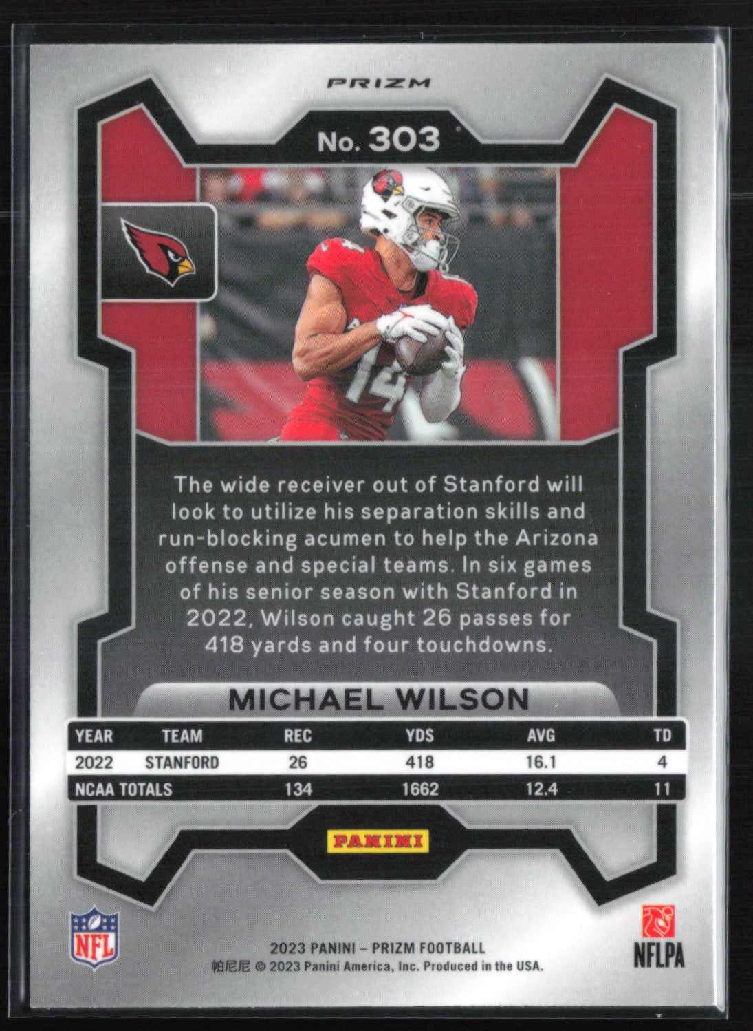 Michael Wilson RC Orange Disco 2023 Prizm