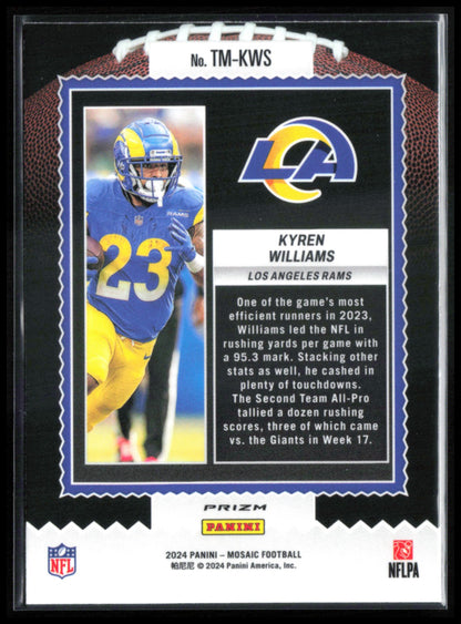 Kyren Williams Mosaic Prizm