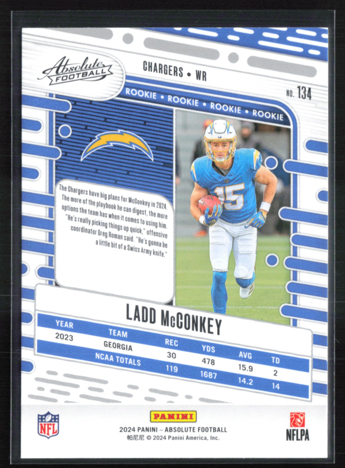 Ladd McConkey RC