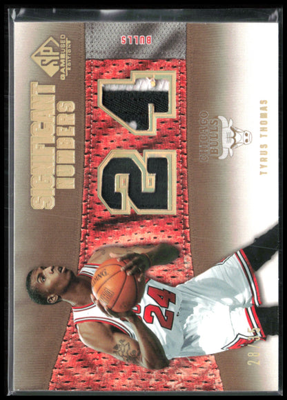 Tyrus Thomas Game-Used Patch 2007 SP Game-Used Significant Numbers