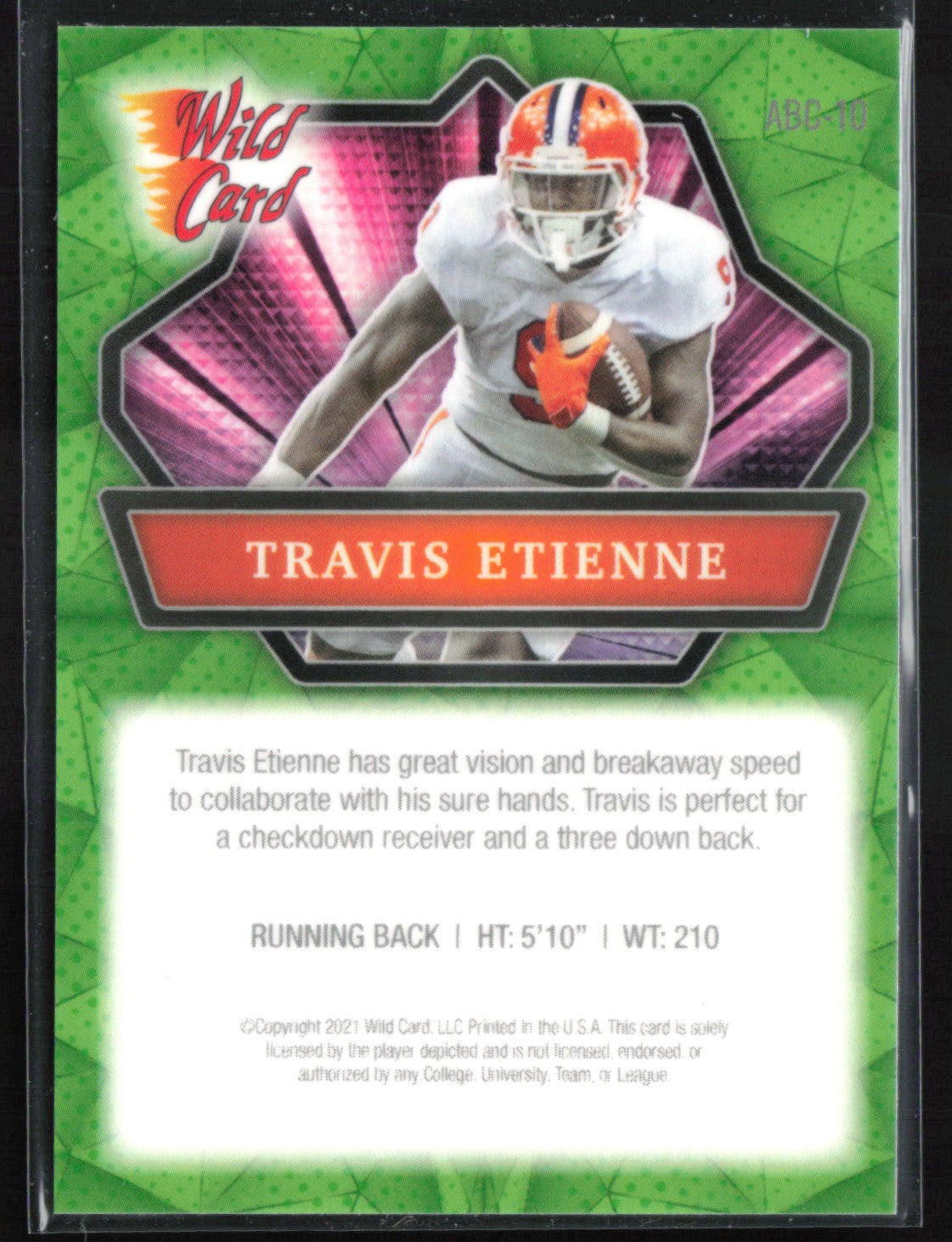 Travis Etienne Wild Card Alumination