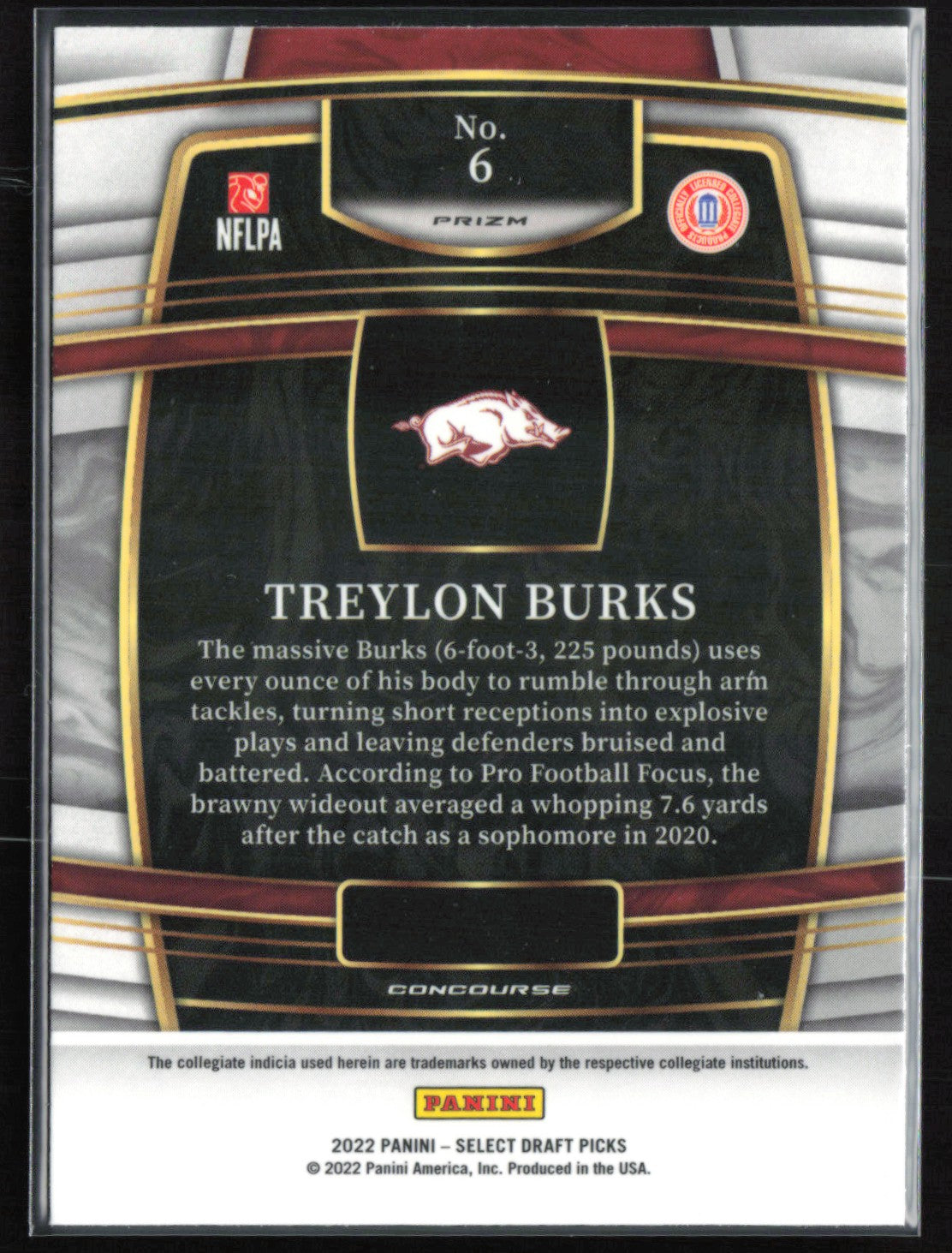 Treylon Burks RC Red Laser