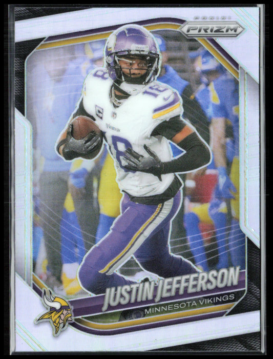 Justin Jefferson Silver Prizm