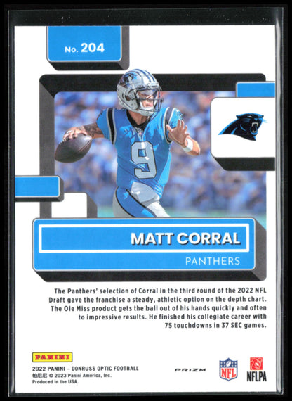 Matt Corral RC Purple Shock