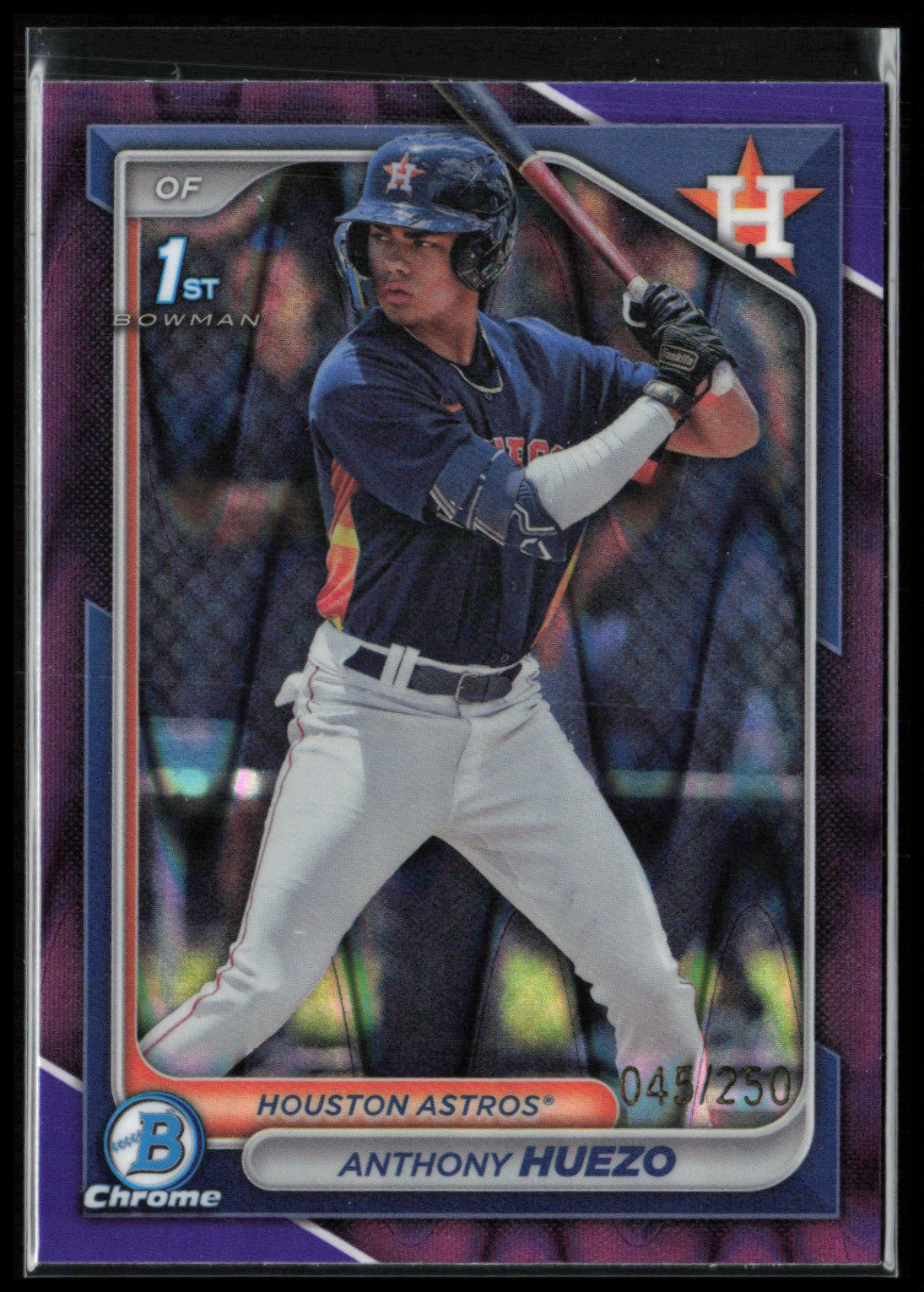 Anthony Huezo 1st Bowman Purple Raywave /250