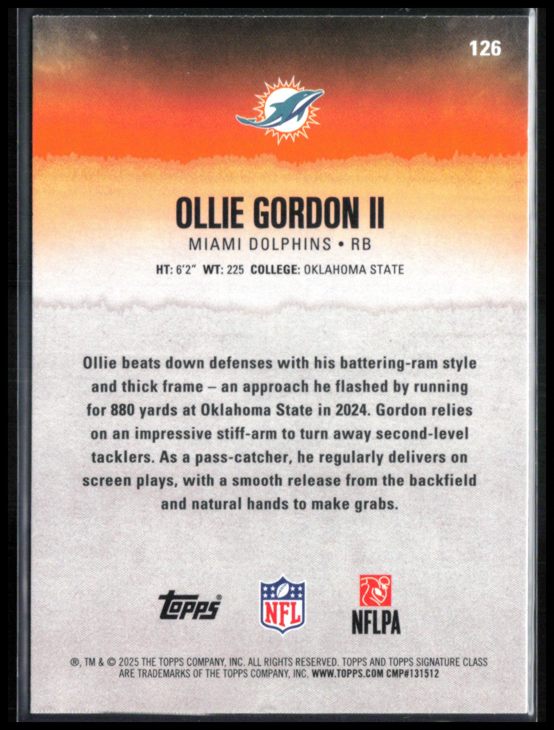 Ollie Gordon II RC Yellow