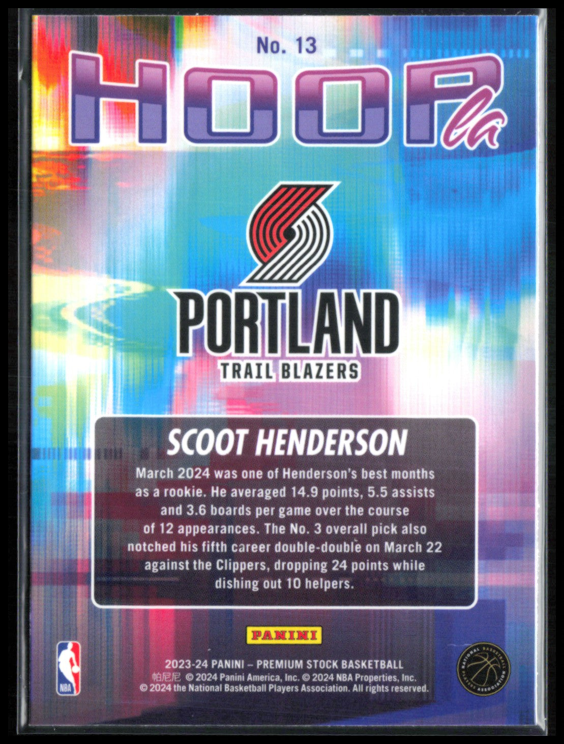 Scoot Henderson RC Hoopla