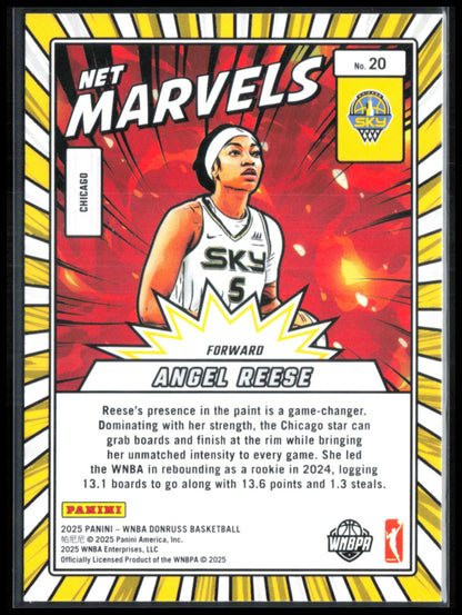 Angel Reese Net Marvels Press Proof Blue