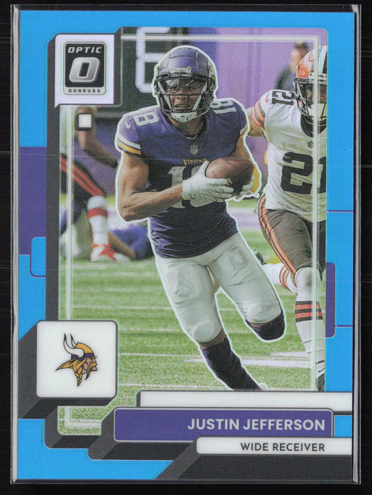 Justin Jefferson Light Blue Holo /299