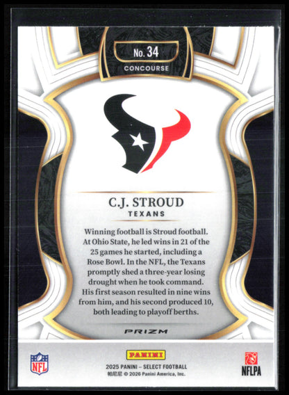 C.J. Stroud Silver Prizm