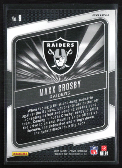 Maxx Crosby Hype Green Prizm