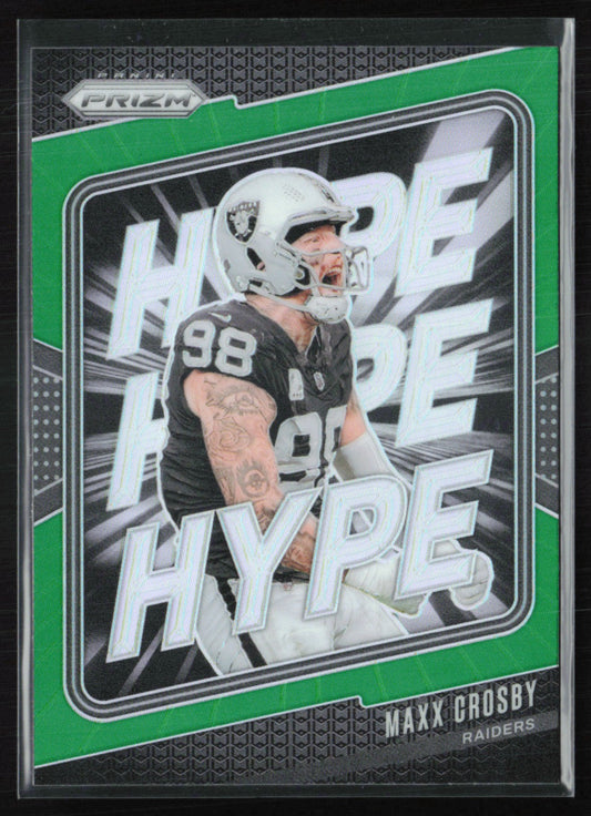 Maxx Crosby Hype Green Prizm
