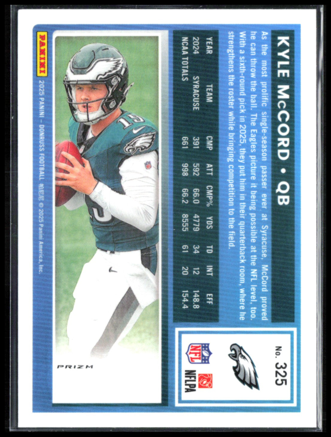 Kyle McCord RC Pink Holo