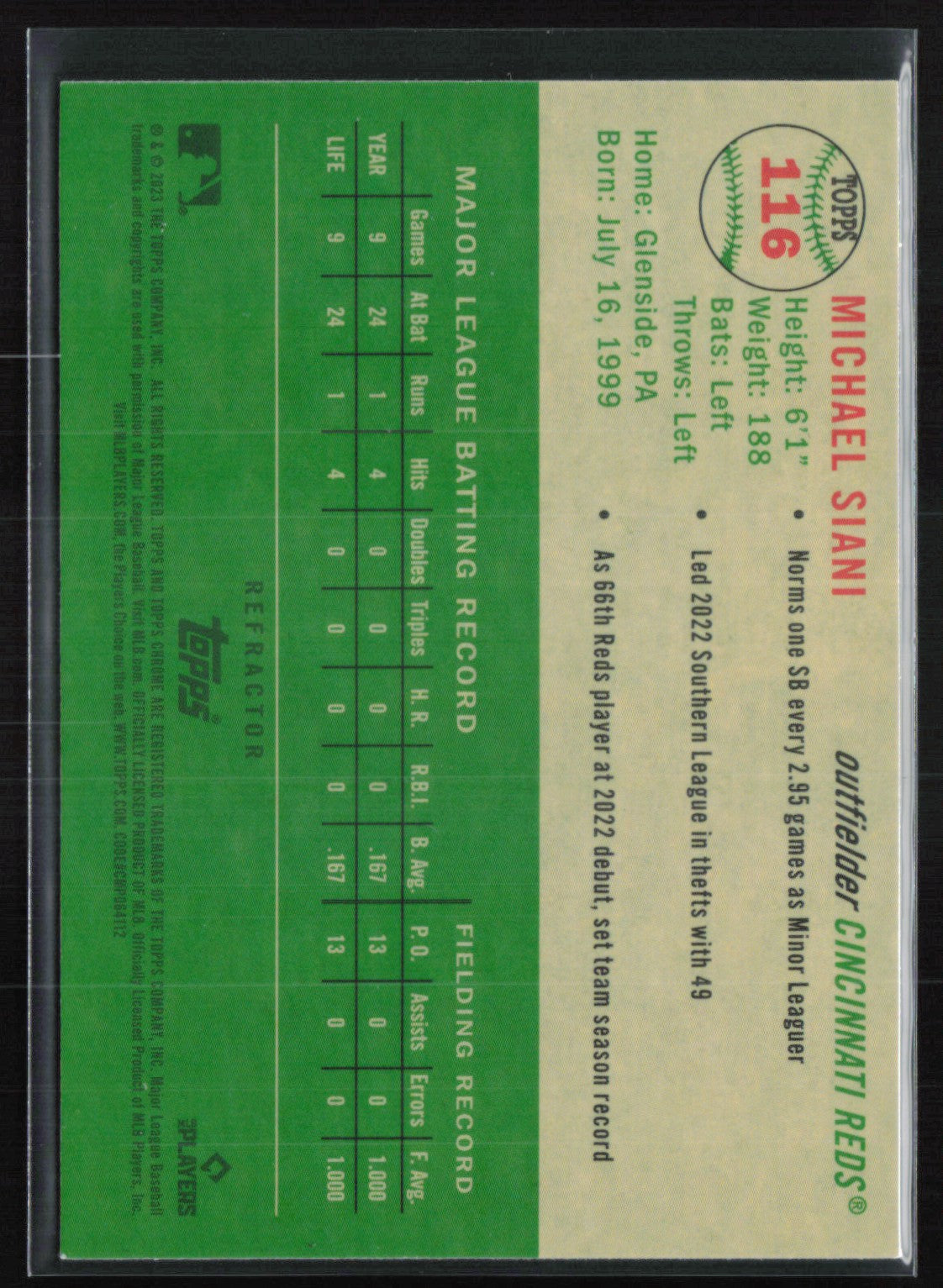 Michael Siani RC Refractor