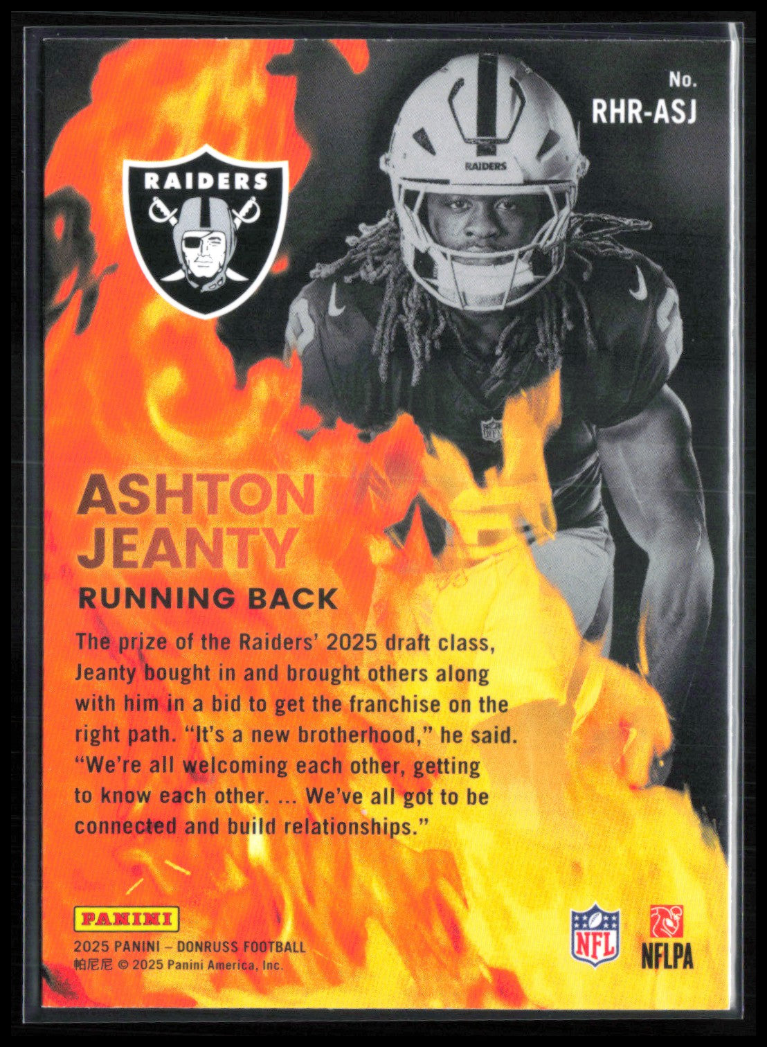 Ashton Jeanty RC Red Hot Rookies