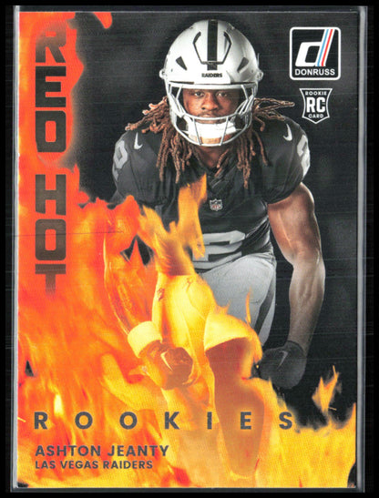 Ashton Jeanty RC Red Hot Rookies
