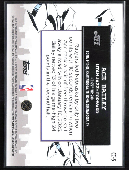 Ace Bailey RC Clutch City Prospects