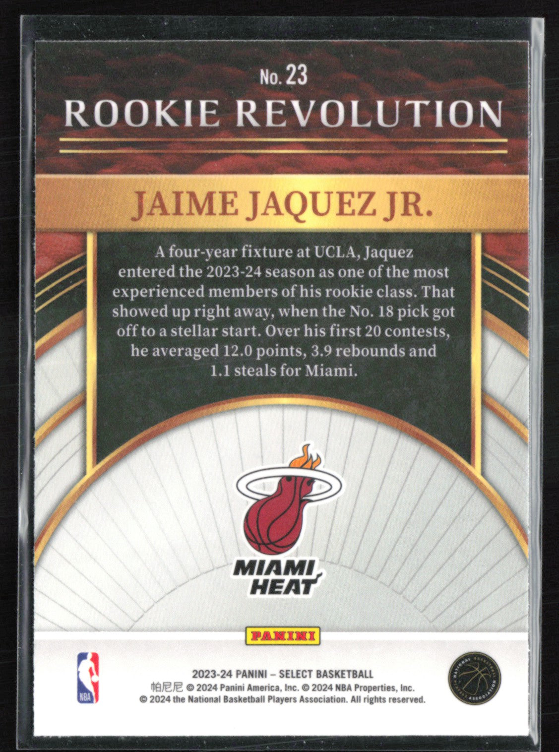 Jaime Jaquez Jr. RC