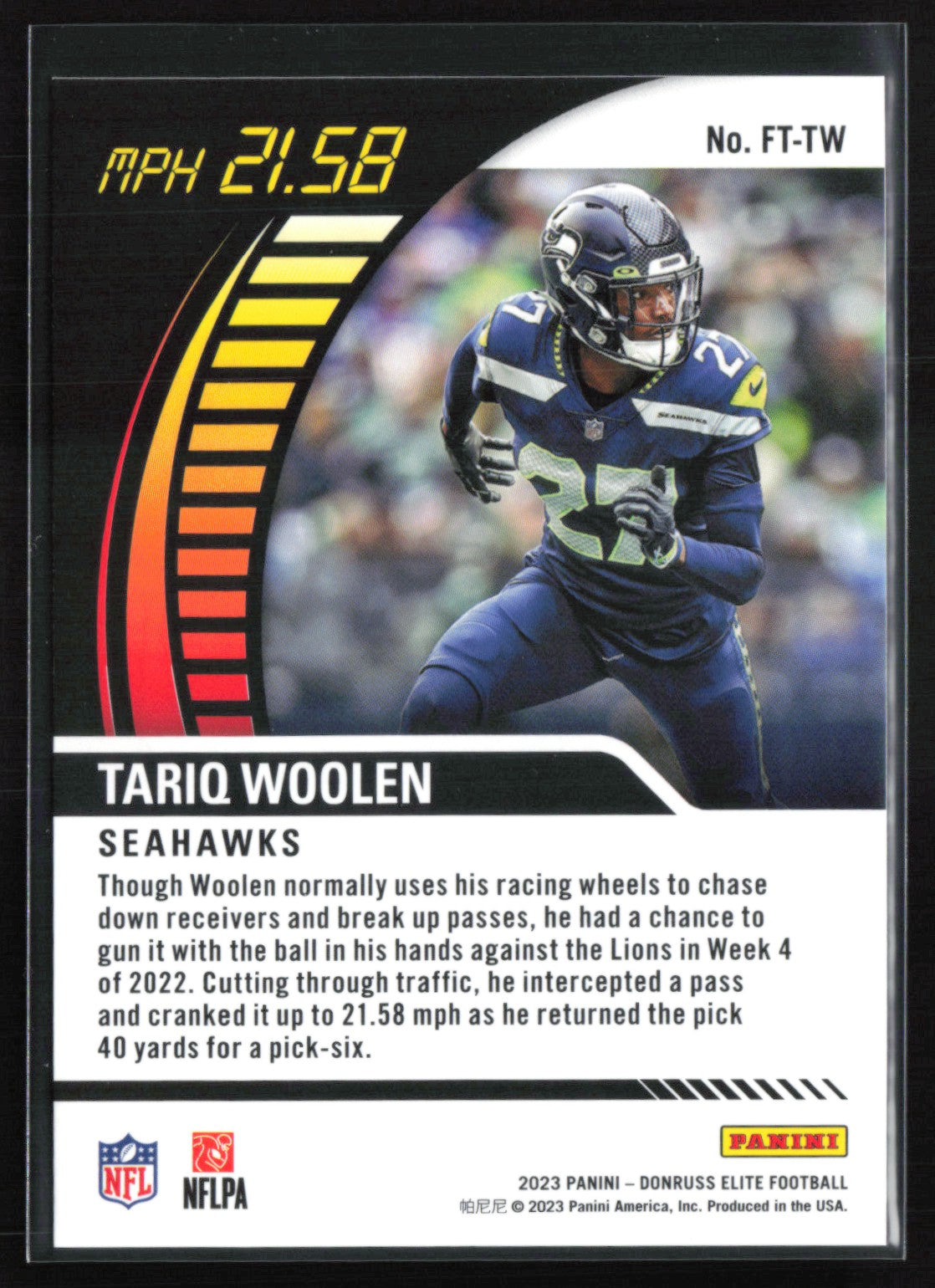 Tariq Woolen /349